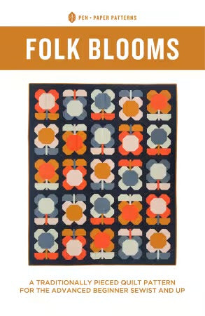 Folk Blooms Quilt Pattern by Pen + Paper Patterns