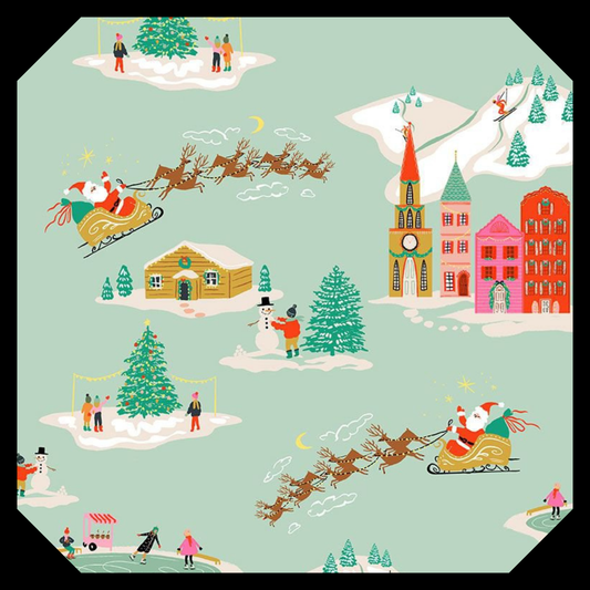 Holiday Toile - Glacier