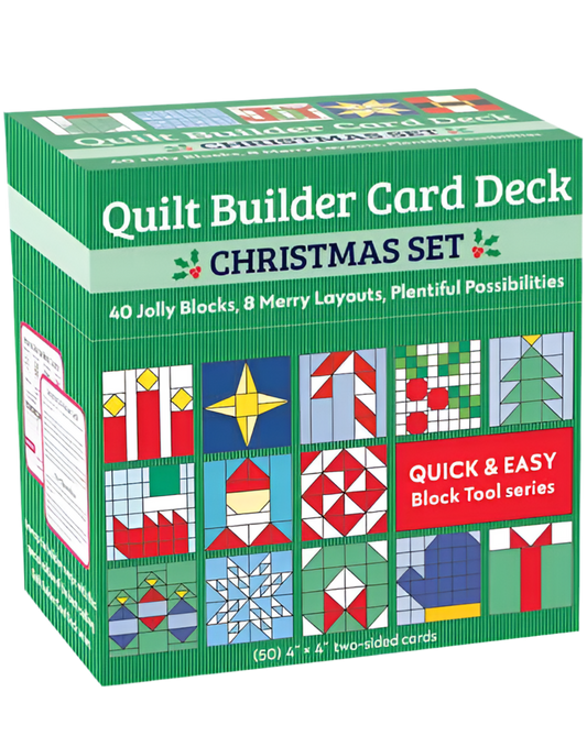 Quilt Builder Card Deck CHRISTMAS SET