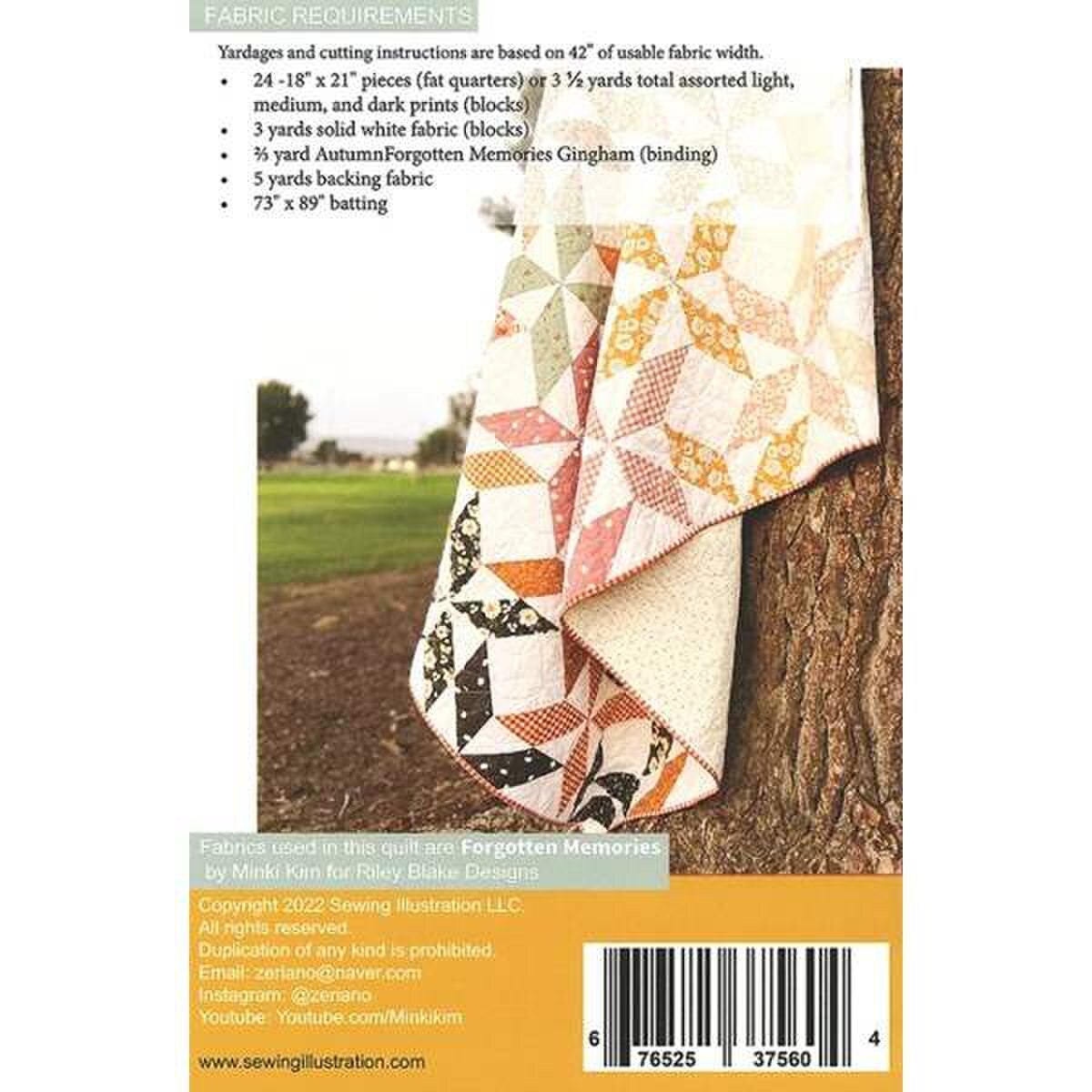 Peaceful Pinwheels Quilt Pattern by Minki Kim