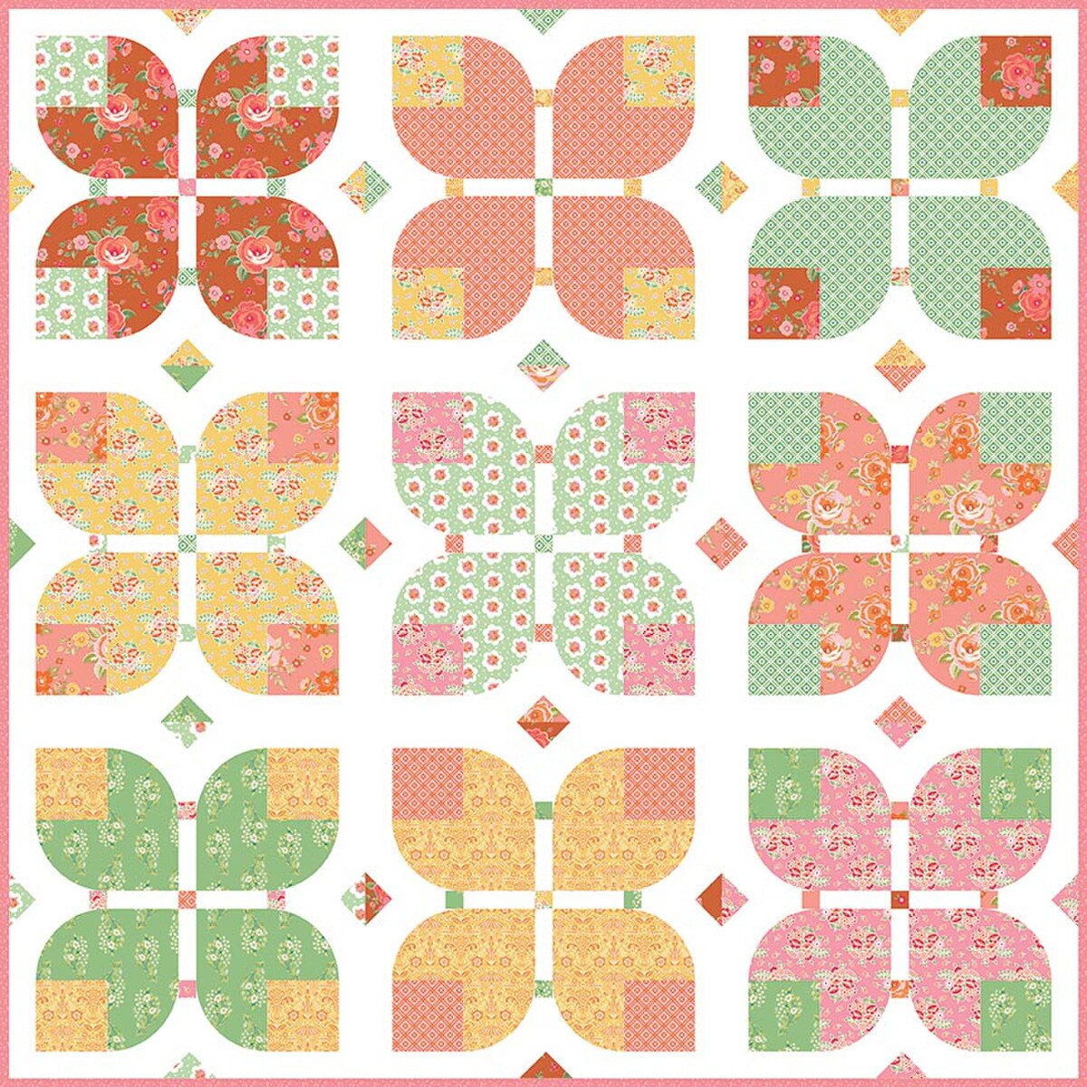Garden Dreams Quilt Pattern by Alderwood Studios