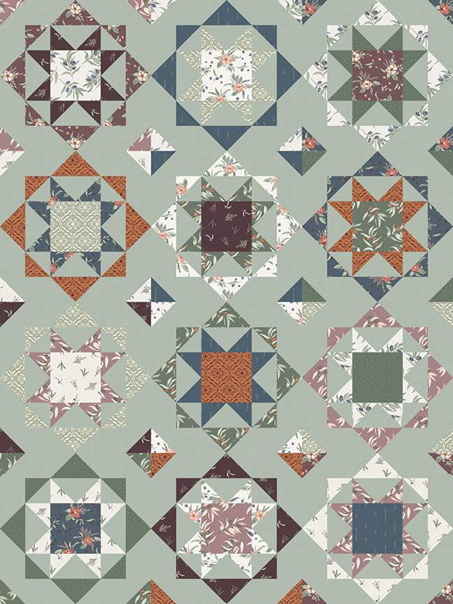 Santorini Quilt Pattern by Alderwood Studios