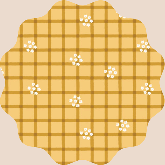 Daisy Plaid Gold
