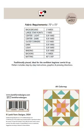 Solstice Quilt Pattern by Lamb Farm Designs