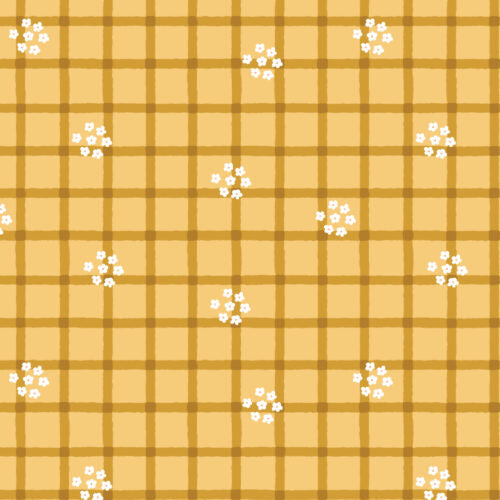Daisy Plaid Gold