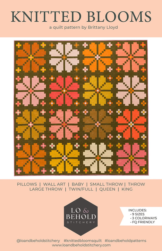 Knitted Blooms by Lo & Behold Stitchery