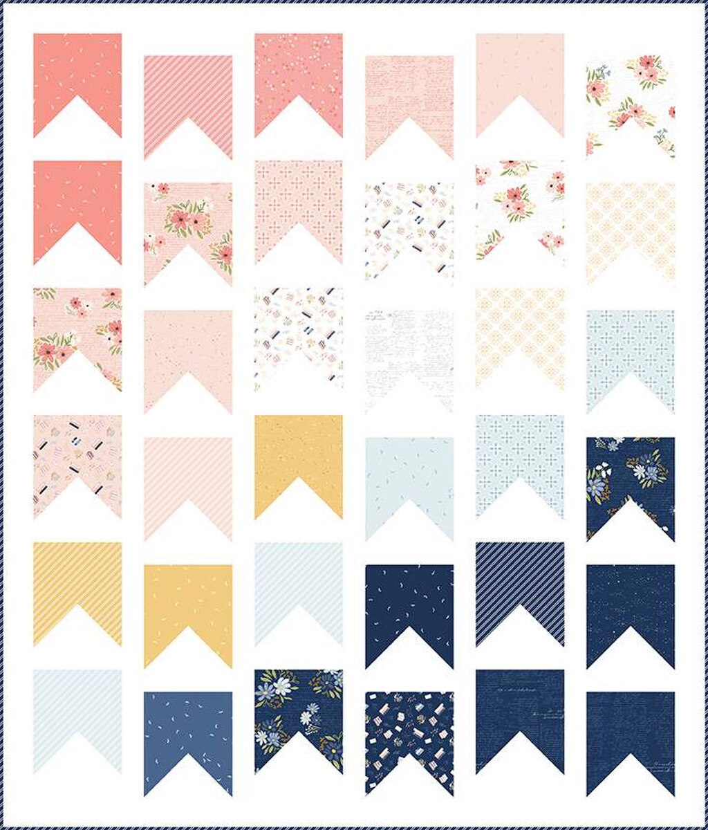 Bookmarks Quilt Pattern by Fran Gulick