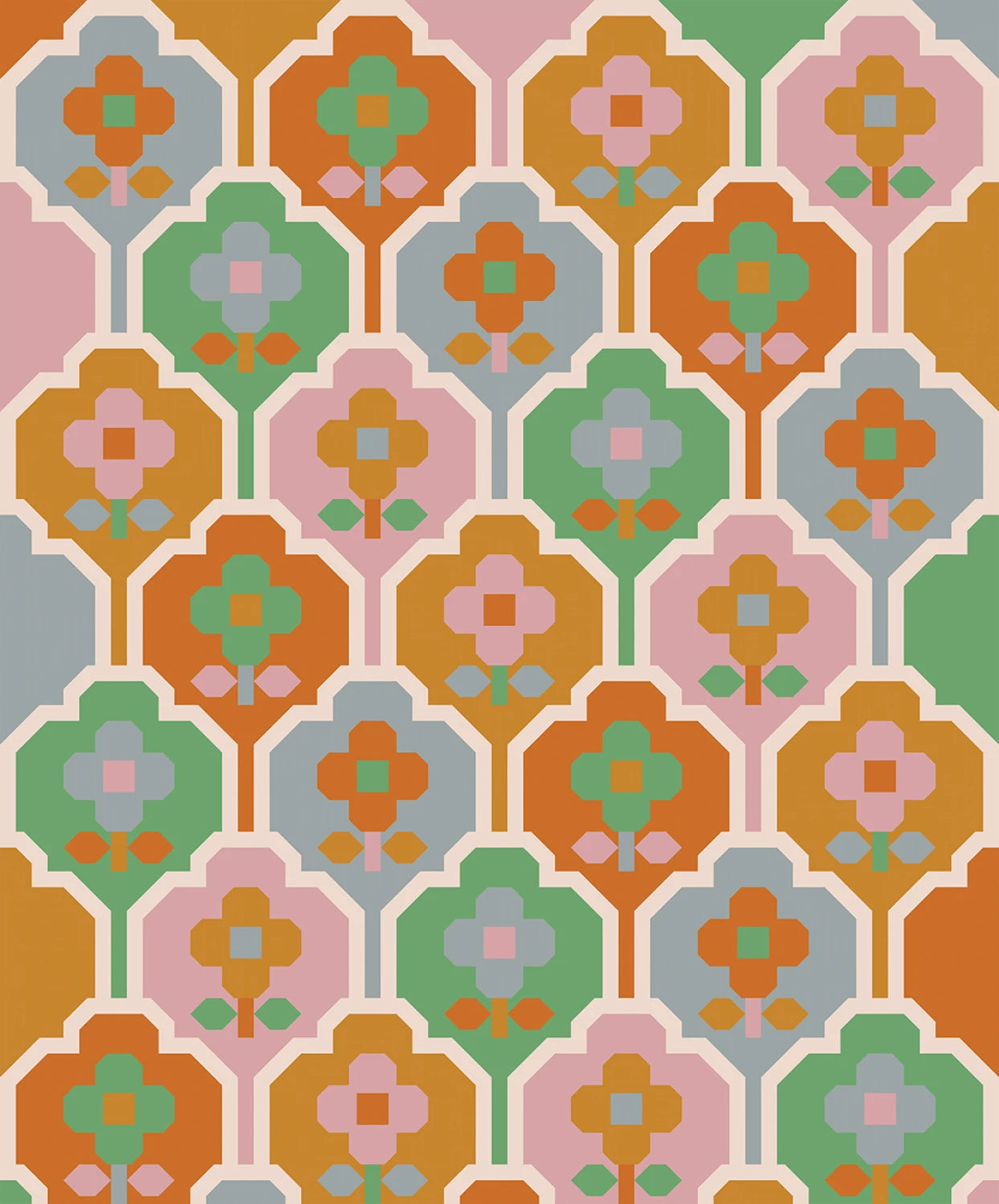 Wallflower Quilt Pattern by Pen + Paper Patterns